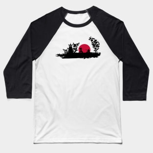 Samurai Fight Baseball T-Shirt